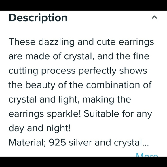 Crystal Aurora Borealis stud Earrings - Picture 8 of 11